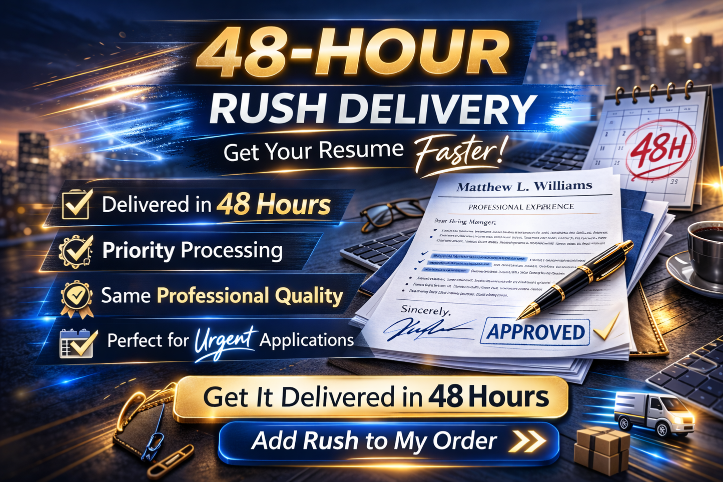 ⚡ 48-Hour Rush Delivery